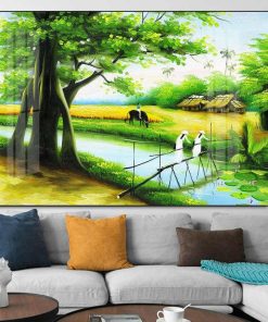 Tranh Đồng Quê Việt Nam - Ảnh 4