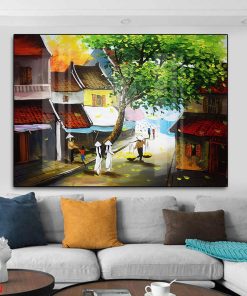 Tranh Phố Cổ Hà Nội - Ảnh 19