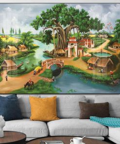 Tranh Đồng Quê Việt Nam - Ảnh 9