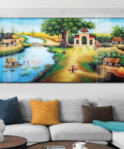 Tranh Đồng Quê Việt Nam - Ảnh 10