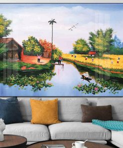Tranh Đồng Quê Việt Nam - Ảnh 19