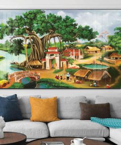 Tranh Đồng Quê Việt Nam - Ảnh 20