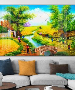 Tranh Đồng Quê Việt Nam - Ảnh 21