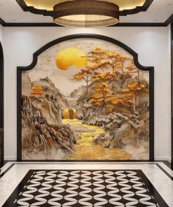 Tranh Dán Tường 3D Đẹp - Ảnh 22